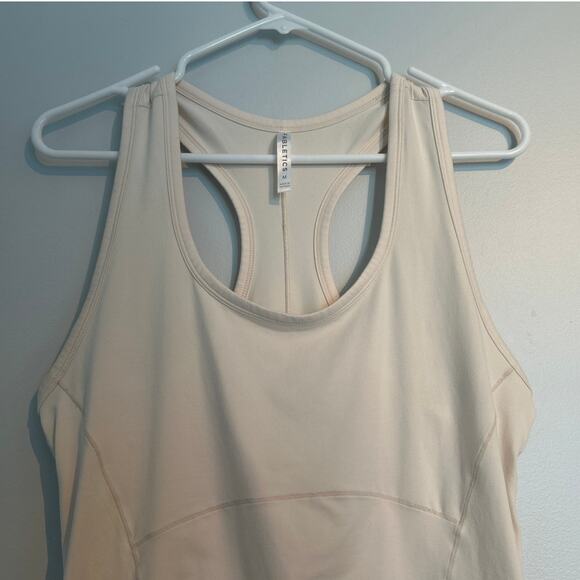 Fabletics Racerback Workout Tank Top – Off-White, Women’s Medium - Picture 2 of 4